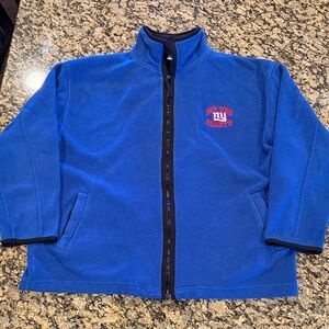 Blue New York Giants Fleece Jacket